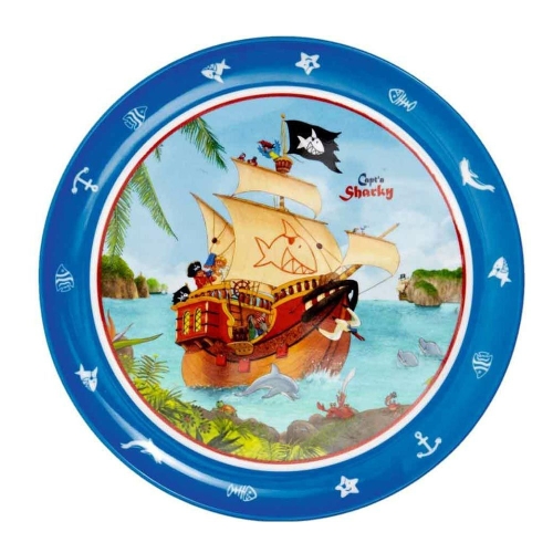 Меламиновая тарелка Капитан Шарки, Spiegelburg™ [12786]