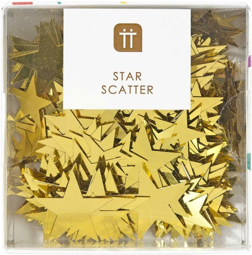 Confetti Talking Tables in the form of stars
