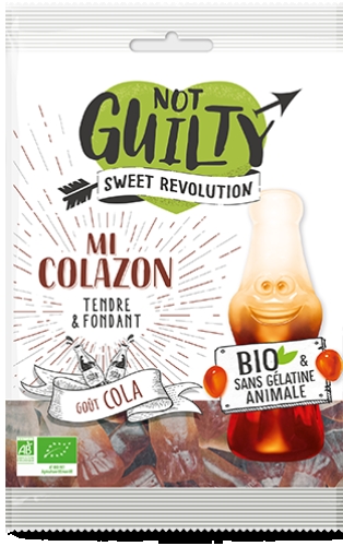 Органические фруктовые жевательные конфеты со вкусом колы 100г, Nature Innovation Sweet Revolution