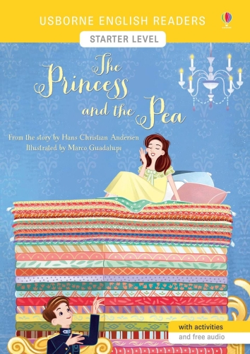 Детская книга + обучение The Princess and the Pea, Usborne, английский 4+ лет 24 стр