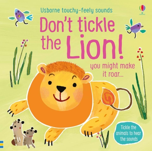 Usborne развивающая книга для малышей Пощекочи льва