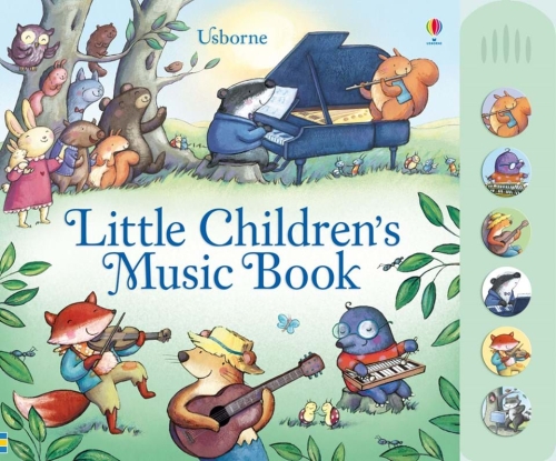 Интерактивная обучающая детская книга, Little Childrens Music Book, Usborne™