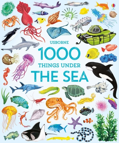 Usborne Обучающая книга 1000 морских жителей, англ. язык