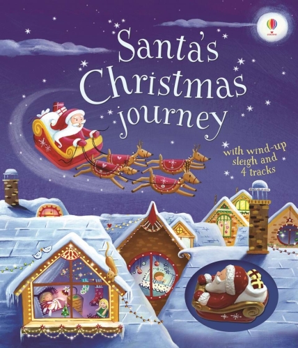 Usborne™ | Рождественская путешествие Санта Клауса, серия WIND-UP, Англия