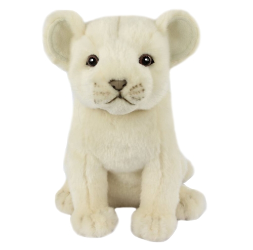 Puppet Toy White lion, Hansa, 25cm, art.8268