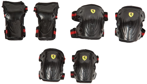 Защитный набор Ferrari для катания (M, Black) FAP16