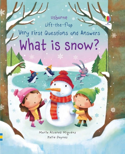 Детская книга Lift-the-flap Very First Questions and Answers What is Snow?, Usborne, английский 3+ лет 12 стр