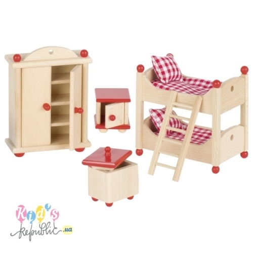Набор для кукол  Мебель для детской комнаты 51953G, GOKI™, Германия