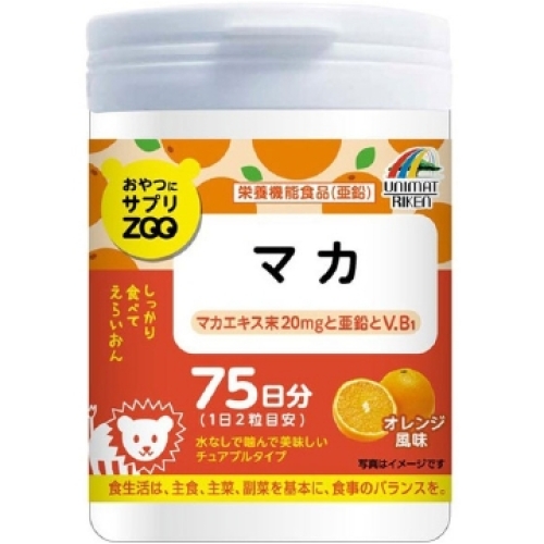 Мака (таб. 150 шт, вкус апельсина), пищевая добавка Unimat Riken, Япония [72915]
