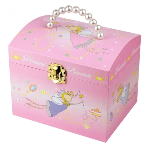 Trousselier® Princess Cosmetic Music Box, Pincess Figurine, Pink (S90504)