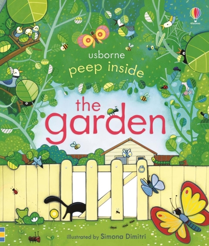 Детская книга Peep Inside The Garden, Usborne, английский 3+ лет 14 стр