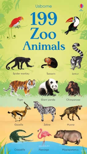 Usborne Обучающая книга 199 животных из зоопарка
