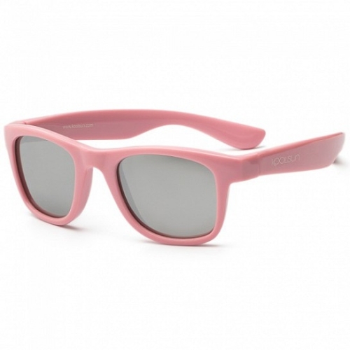 Koolsun® Детские солнцезащитные очки нежно-розовые серии Wave (Размер: 1+)