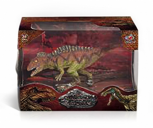 Dinosaur figure red-green 13x7x9.5cm, Dino Toys (56276) / Figures Kids Republic Dinosaur figure red-green 13x7x9.5cm, Dino Toys (56276) / Figures
