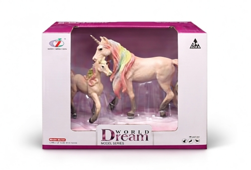 Set Unicorn Fantasy 2pcs pink 20x9.5x15cm, Dino Toys (55651) / Play Sets