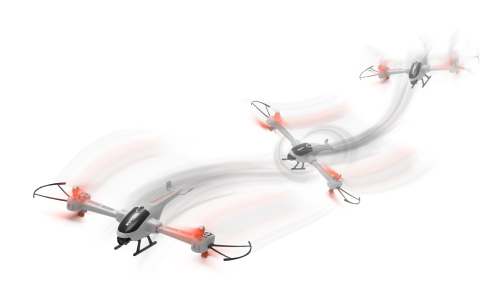 Toy quadcopter with a camera Z5W on the ground, Syma (05646) / Radio Controlled Cars № 4