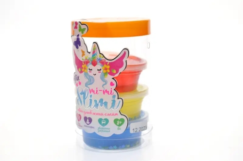 Слайм Mi-Mi Slimi - mix - 0,177 кг. в ассортименте, в блистере 10,2*7см, Стратег / Детское творчество № 2