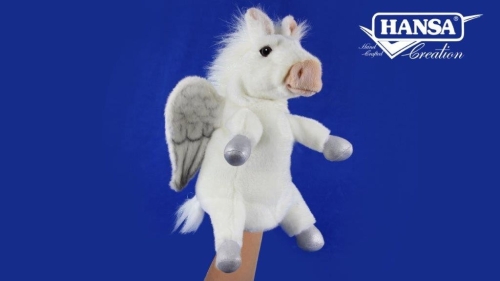 Plush Toy Pegasus Puppet 28cm, Hansa (86165) / Plush Toys № 2 Kids Republic Plush Toy Pegasus Puppet 28cm, Hansa (86165) / Plush Toys № 2