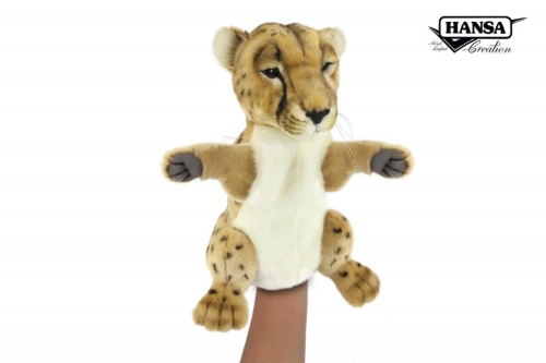 Мягкая игрушка на руку Гепард Puppet 28 см, Hansa (84666) / Мягкие игрушки № 2