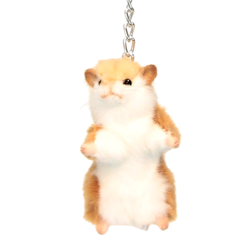 Мягкая игрушка-брелок Хомяк, Hansa (64668) / Мягкие игрушки