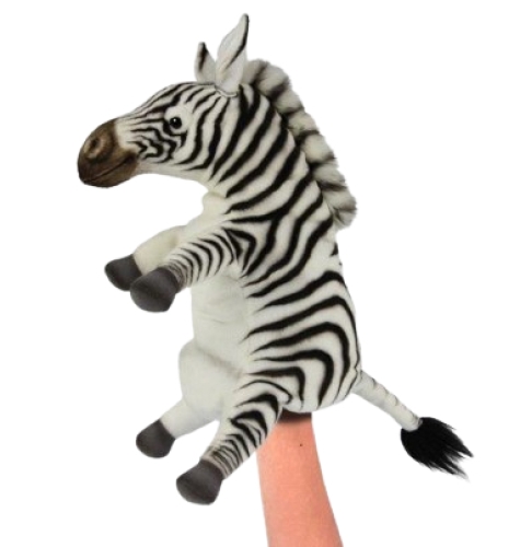 Мяка іграшка на руку Зебра серія Puppet висота 29см, Hansa (84703) / Мякі іграшки Kids Republic Мяка іграшка на руку Зебра серія Puppet висота 29см, Hansa (84703) / Мякі іграшки