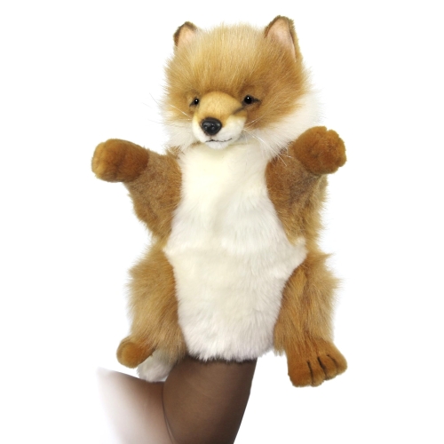 Plush Toy Fox, Puppet series, 30 cm. Height, Hansa (79471) / Plush Toys