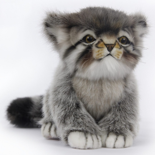 Мягкая игрушка Котенок манул, 31 см длина, Hansa (72991) / Мягкие игрушки № 2 Kids Republic Мягкая игрушка Котенок манул, 31 см длина, Hansa (72991) / Мягкие игрушки № 2