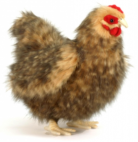 Мягкая игрушка Курица, длина 28 см, Hansa (56212) / Мягкие игрушки
