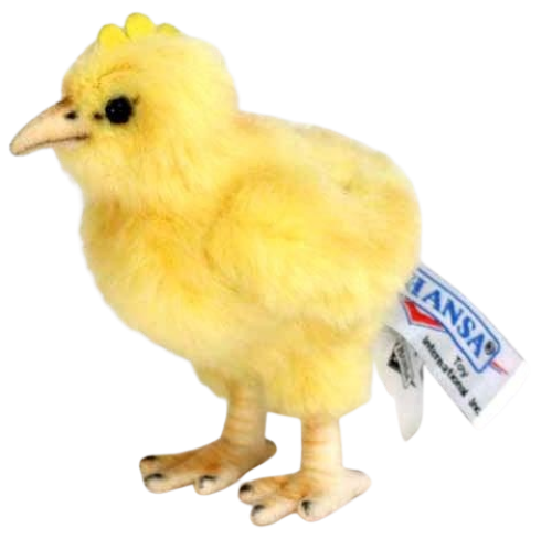 Plush Toy Chicken, height 12 cm, Hansa (53785) / Plush Toys