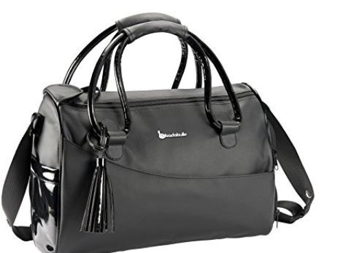 Mami bag with changing pad (black lacquered)