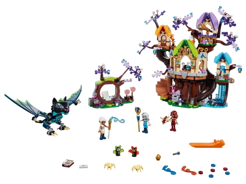 Lego constructor Attack of bats on the tree of Elven stars, Elfs