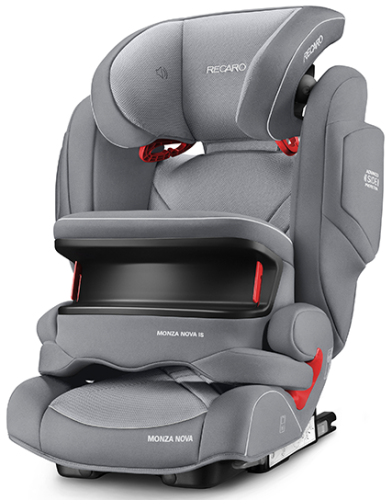 Car seat RECARO Monza Nova IS Aluminum Gray 1-2-3 (9-36kg)