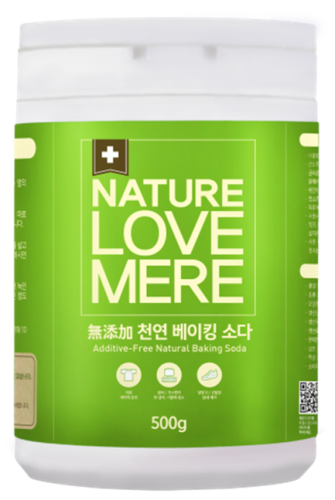 Means for cleaning burnt dishes, carpets, removing odors, cleaning and removing heavy stains NATURE LOVE MERE with soda 500 gr