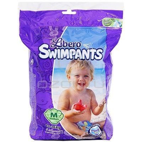 Diapers Libero Swimpants Medium 10-16 kg 6 pcs (7322540375756)