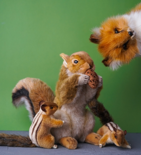 Мягкая игрушка Рыжая белка, H. 22 см, HANSA (3745) / Мягкие игрушки № 8