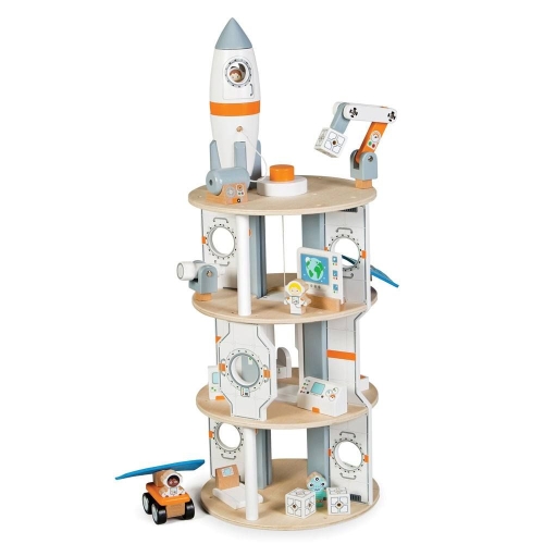 Игровой набор Космическая станция, Bigjigs Toys, 22 элемента, арт. T0406