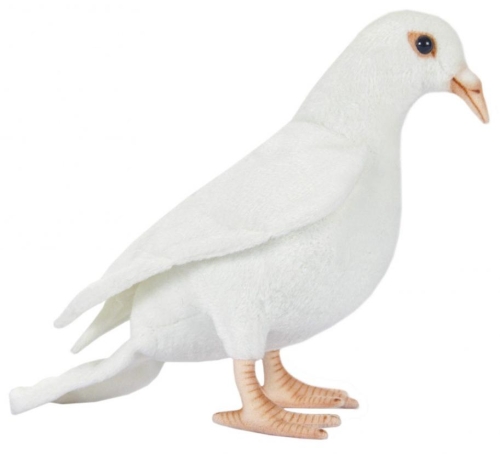 Plush Toy HANSA white dove, 29cm (7045)