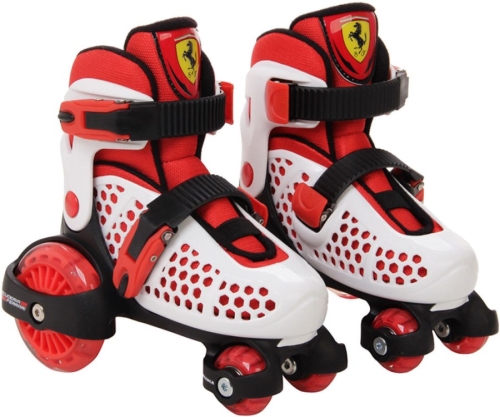 Ferrari® Roller skates 4 wheels white s.26-29 FK10, Italy