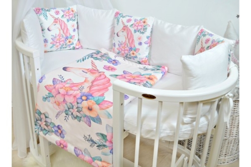 Ovalbed® Spring Unicorn Bed Set