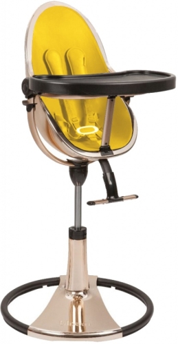 Highchair BLOOM™ FRESCO ROSE GOLD [canary yellow]