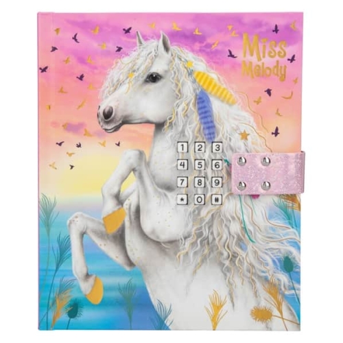 Тайный кодовый дневник для записей Miss Melody White Horse