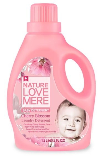 Гель для стирки детской одежды с экстрактом цветков вишни Cherry Blossom Nature Love Mere 1,8 л, Корея / Все для стирки детских вещей Kids Republic Гель для стирки детской одежды с экстрактом цветков вишни Cherry Blossom Nature Love Mere 1,8 л, Корея / Все для стирки детских вещей