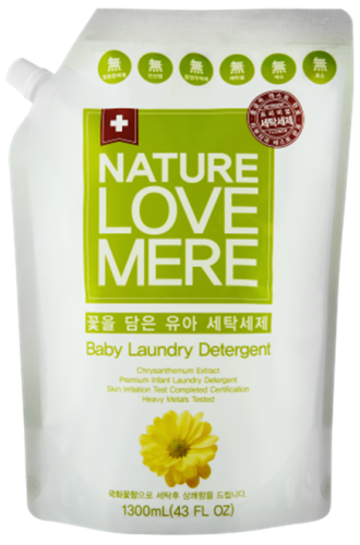 Гель для стирки детской одежды Chrysanthemum Baby Nature Love Mere 1.3 л, Корея