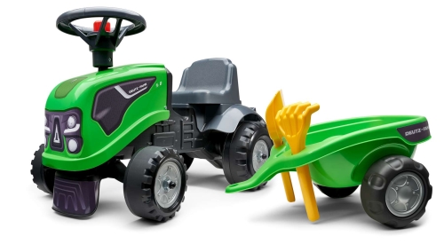 Детский трактор толокар Deutz-Fahr зеленый, Falk, 230C 1-3 года