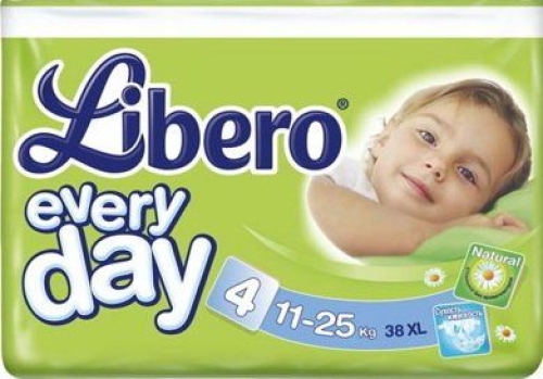 Baby diapers Libero Everyday 5 11-25 kg 38 pcs (7322540571301)