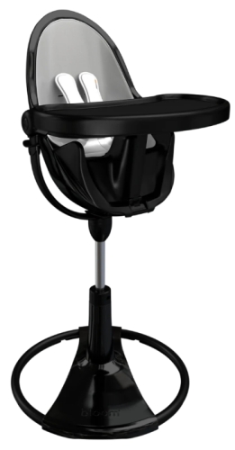Стульчик детский Bloom Fresco NOIR BLACK (с вкладышем Lunar Silver) США / Стульчики для кормления № 6