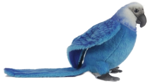 Plush Toy HANSA Macaw Spix, 27 cm (6790)