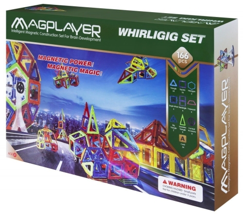 Designer Magplayer magnetic set 166 el. MPB-166