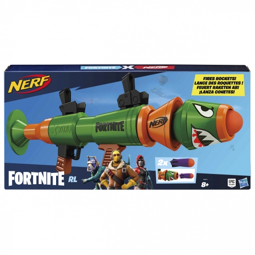 Blaster Nerf Fortnight Rocket launcher, Hasbro, 2 rockets, art. E7511