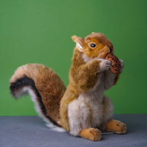 Мягкая игрушка Рыжая белка, H. 22 см, HANSA (3745) / Мягкие игрушки № 3